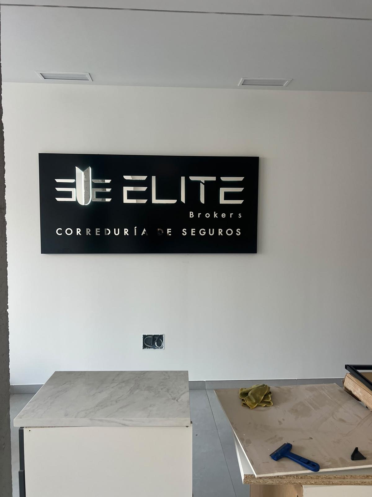 Letras corpóreas en interior realizadas por El Lado Creativo